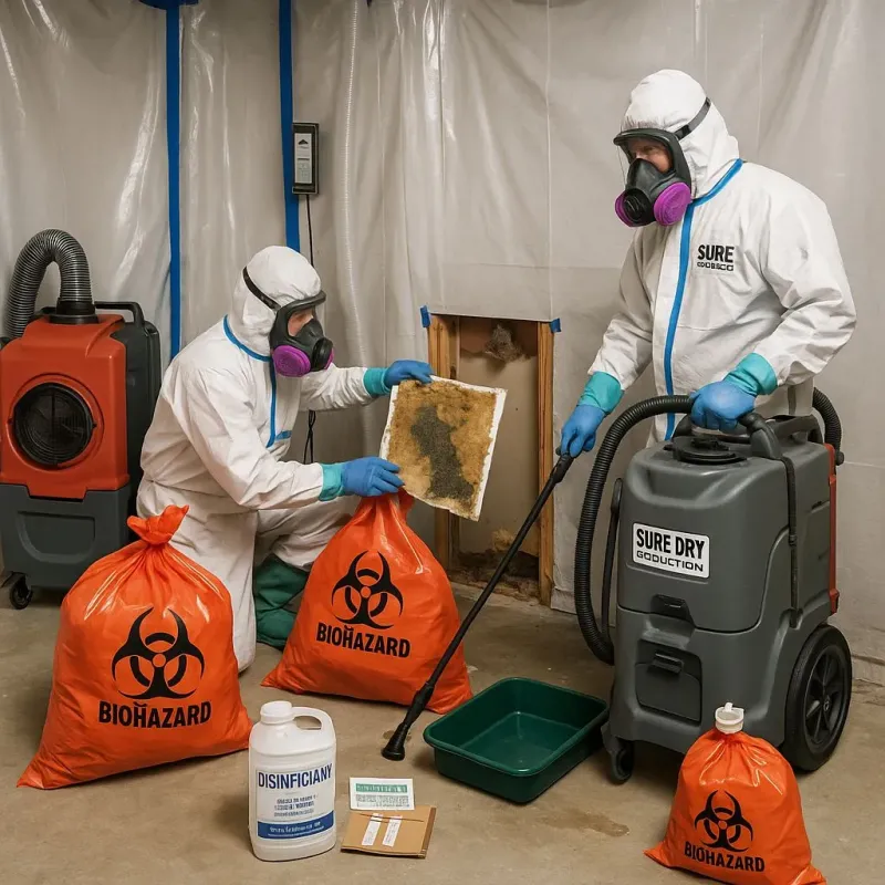 Contaminated Water Handling Protocols process in Clay County, KS